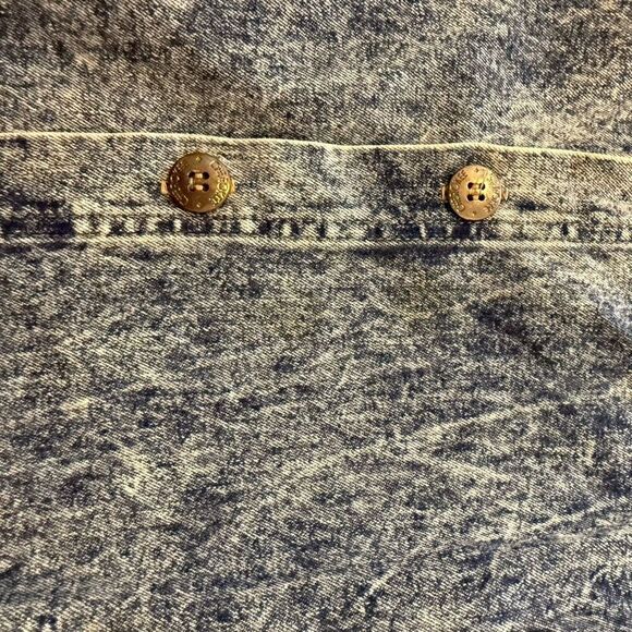 Vintage Cherokee Acid Wash Midi Jean Skirt Sz 6 80’s, 90’s - Picture 7 of 11